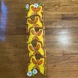 Vintage 1978 Butterflies 3D Wall Hanging by Universal Statuary Corp Chicago